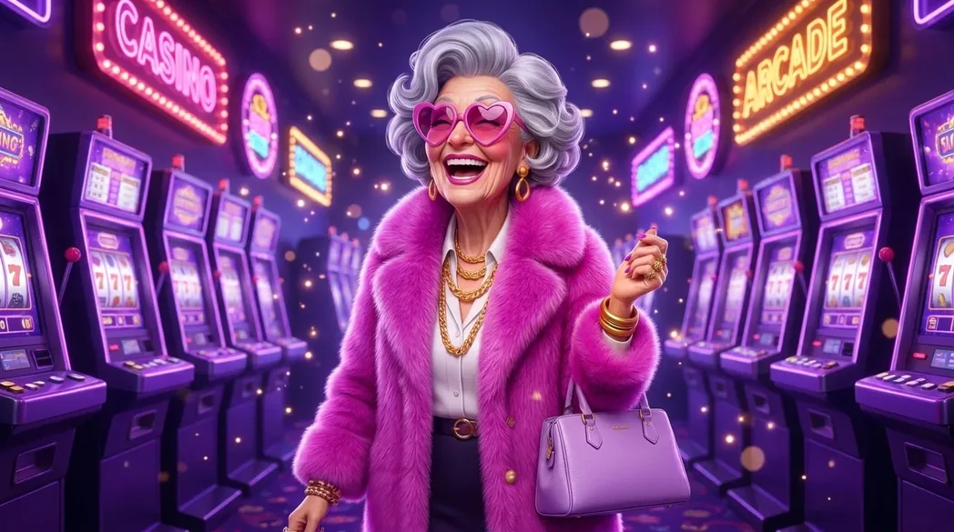 La Nonna nella corsia delle slot